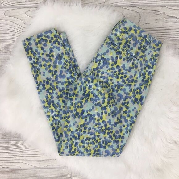 Gap Skinny Mini Patterned Skinny Pants - Picture 1 of 5